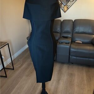 Elegant Black Off-Shoulder Dress